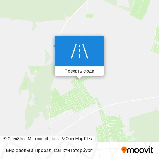 Карта Бирюзовый Проезд