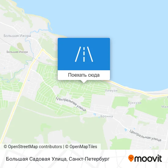 Карта Большая Садовая Улица