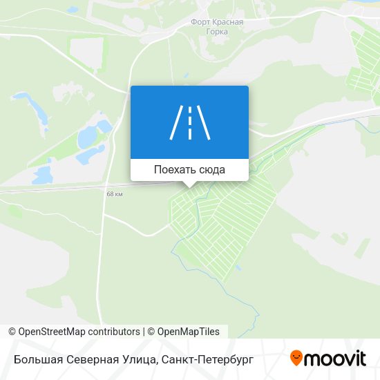 Карта Большая Северная Улица