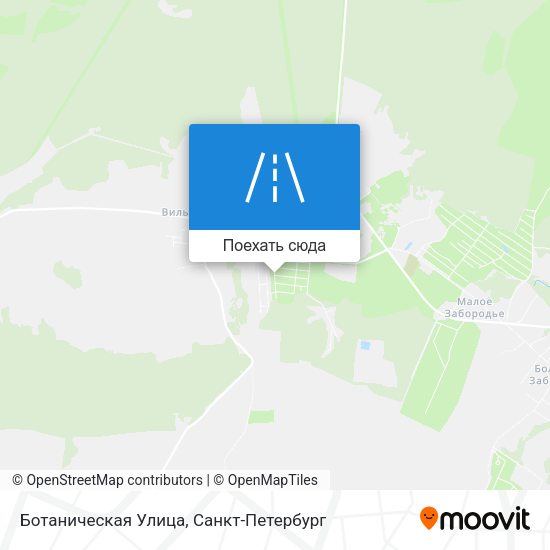 Карта Ботаническая Улица