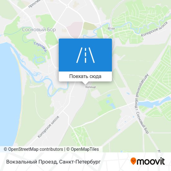 Карта Вокзальный Проезд