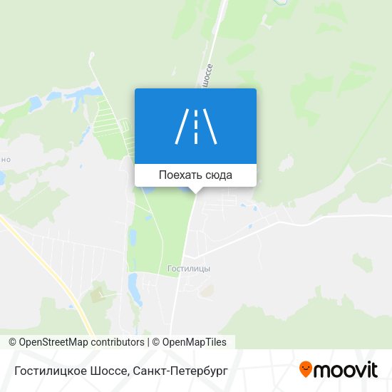 Карта Гостилицкое Шоссе