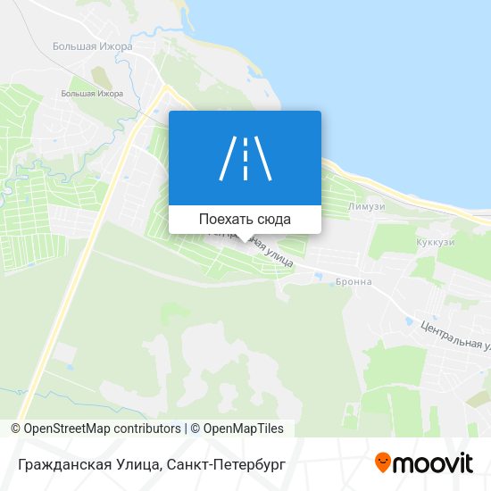 Карта Гражданская Улица