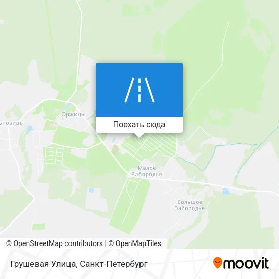 Карта Грушевая Улица