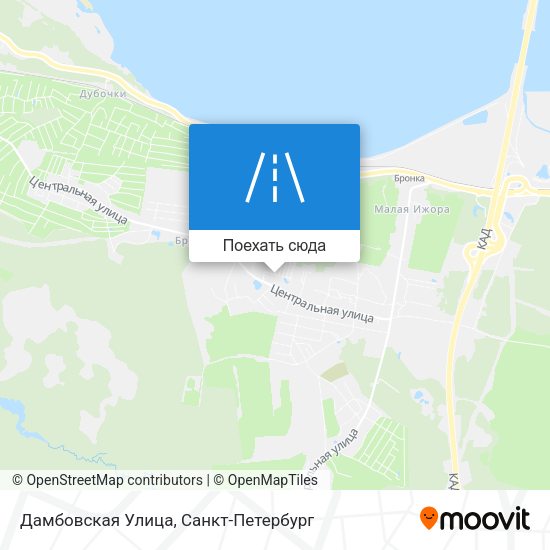 Карта Дамбовская Улица