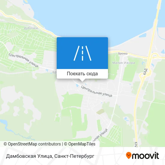 Карта Дамбовская Улица