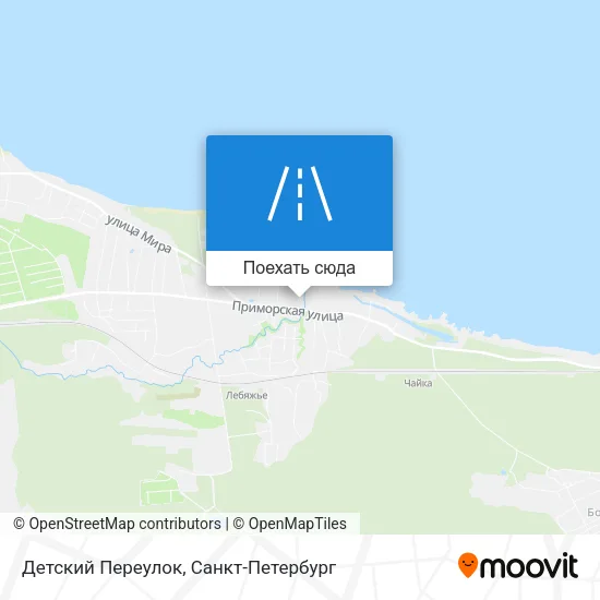 Карта Детский Переулок