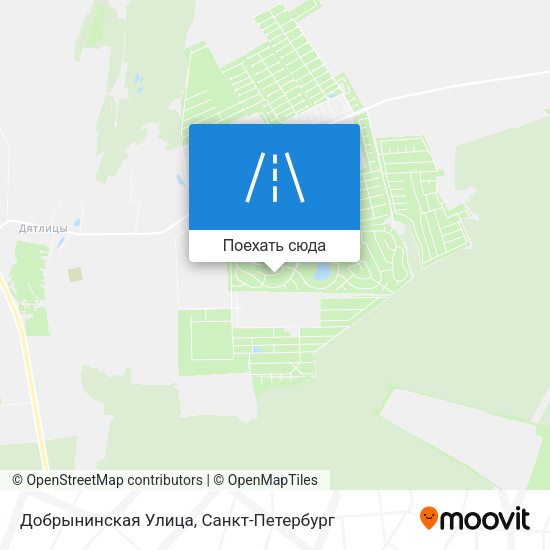 Карта Добрынинская Улица