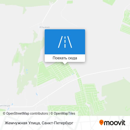 Карта Жемчужная Улица