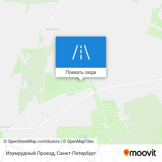 Карта Изумрудный Проезд