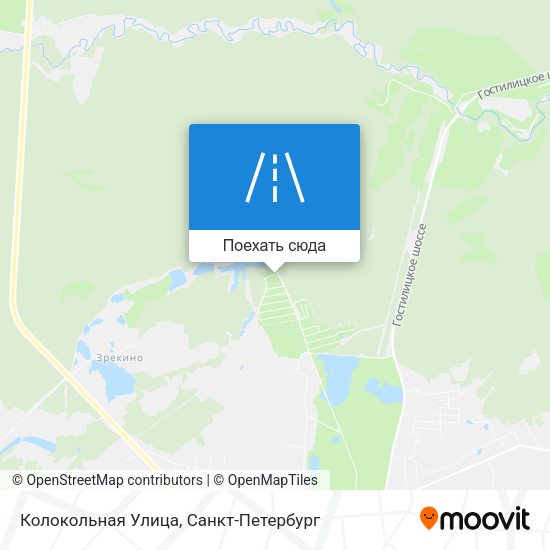 Карта Колокольная Улица