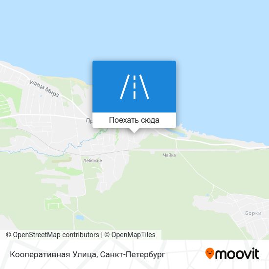 Карта Кооперативная Улица