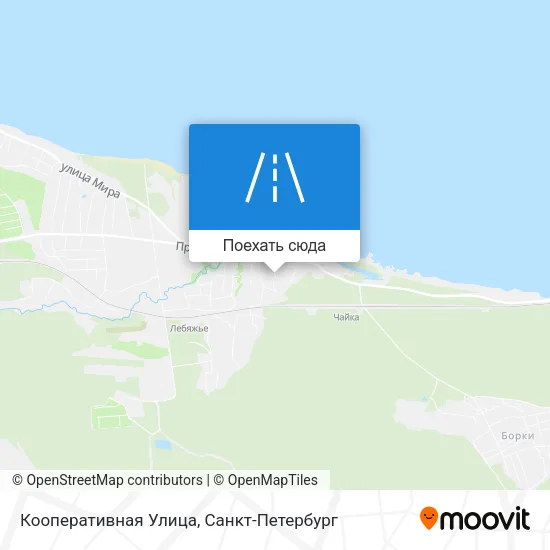 Карта Кооперативная Улица