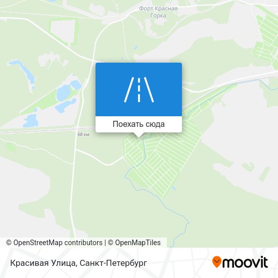 Карта Красивая Улица