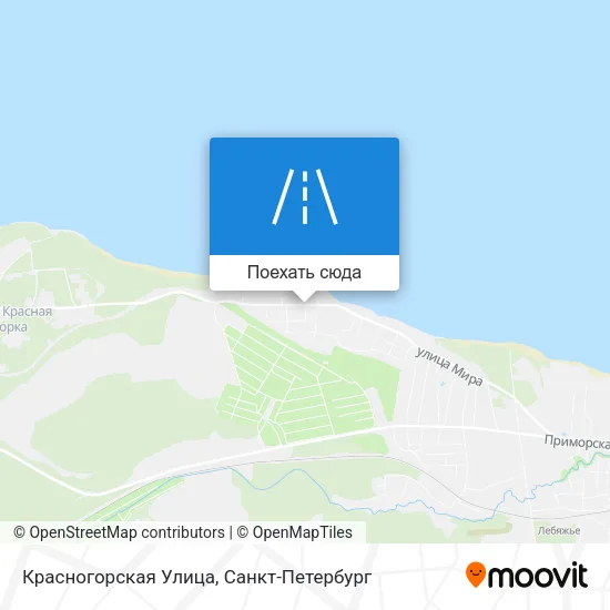 Карта Красногорская Улица
