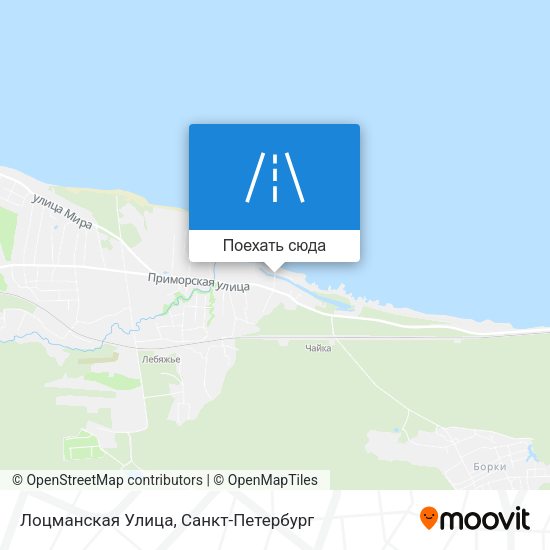 Карта Лоцманская Улица