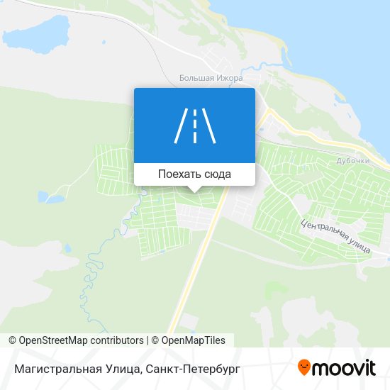Карта Магистральная Улица