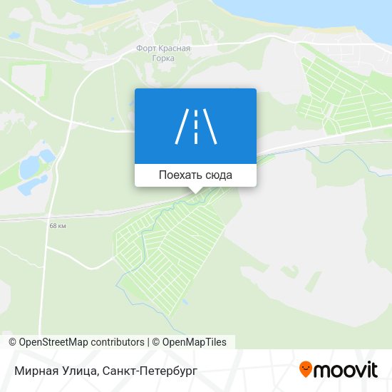 Карта Мирная Улица