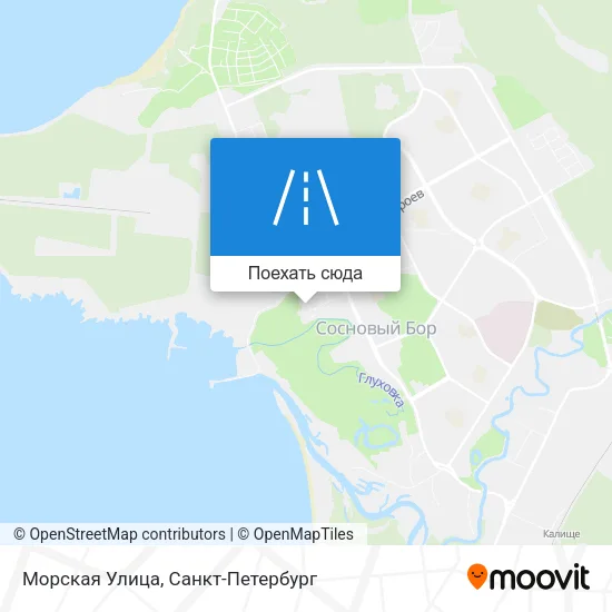Карта Морская Улица