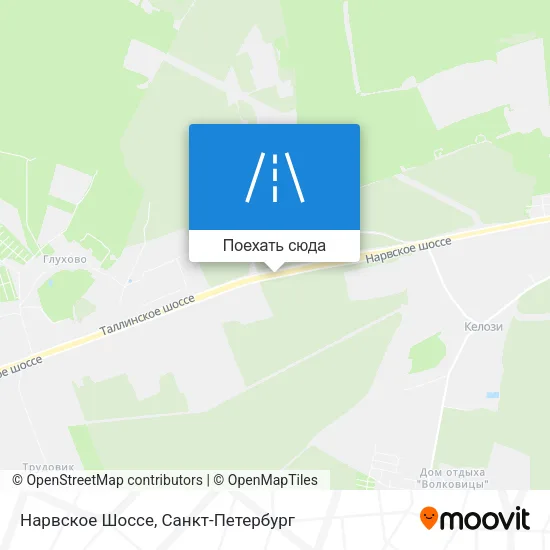 Карта Нарвское Шоссе