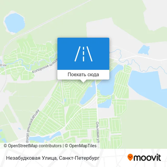 Карта Незабудковая Улица