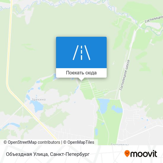 Карта Объездная Улица
