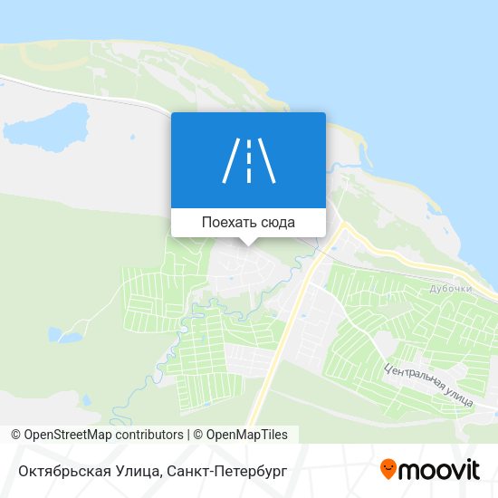 Карта Октябрьская Улица