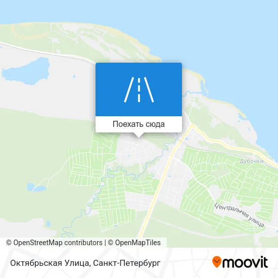 Карта Октябрьская Улица