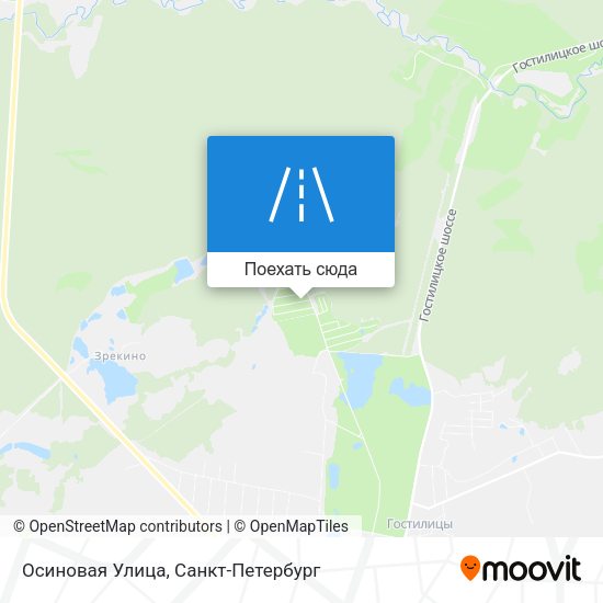 Карта Осиновая Улица