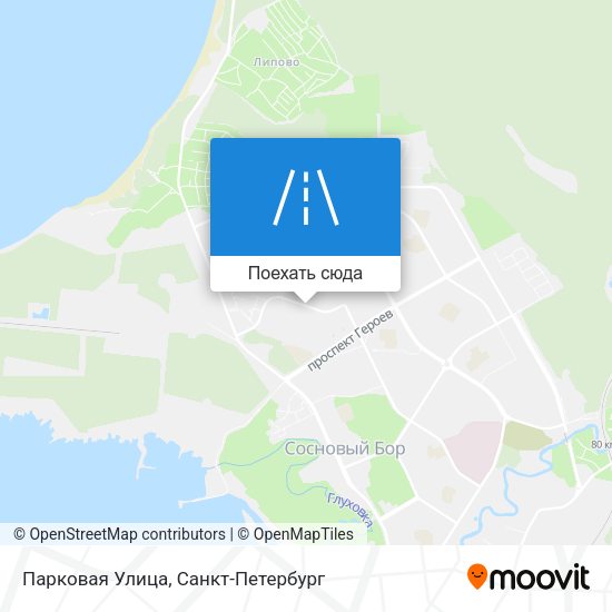 Карта Парковая Улица