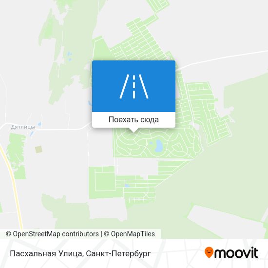 Карта Пасхальная Улица
