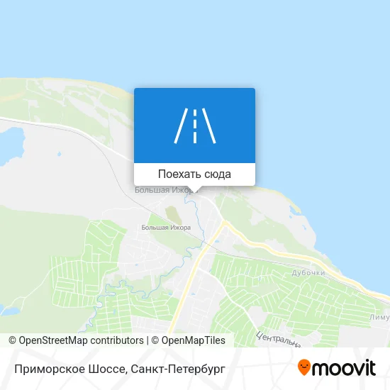 Карта Приморское Шоссе