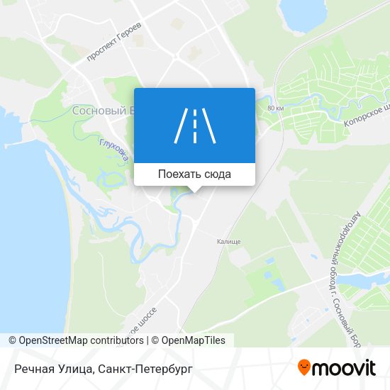 Карта Речная Улица