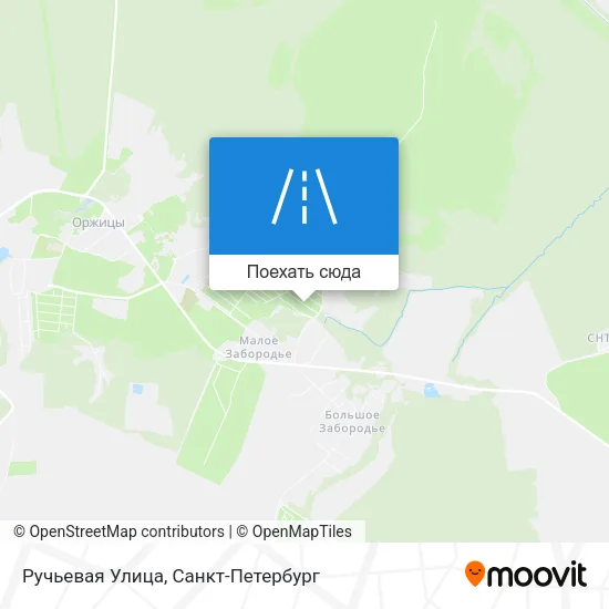 Карта Ручьевая Улица