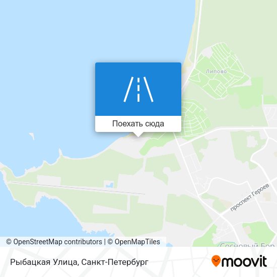 Карта Рыбацкая Улица