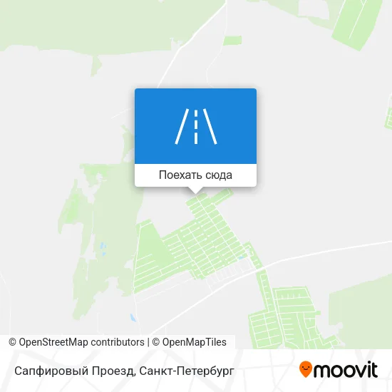 Карта Сапфировый Проезд