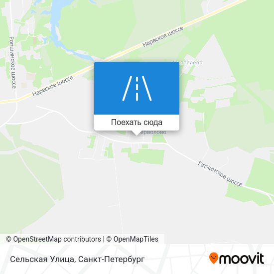 Карта Сельская Улица
