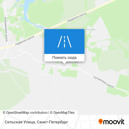 Карта Сельская Улица