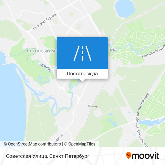 Карта Советская Улица