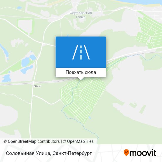 Карта Соловьиная Улица