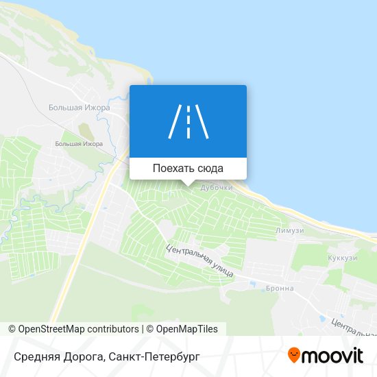 Карта Средняя Дорога