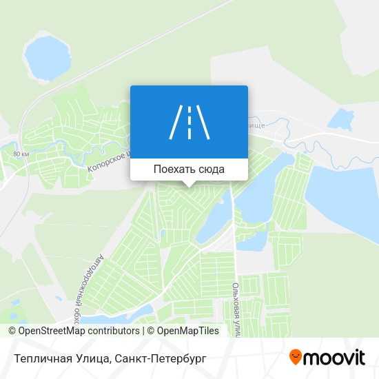 Карта Тепличная Улица