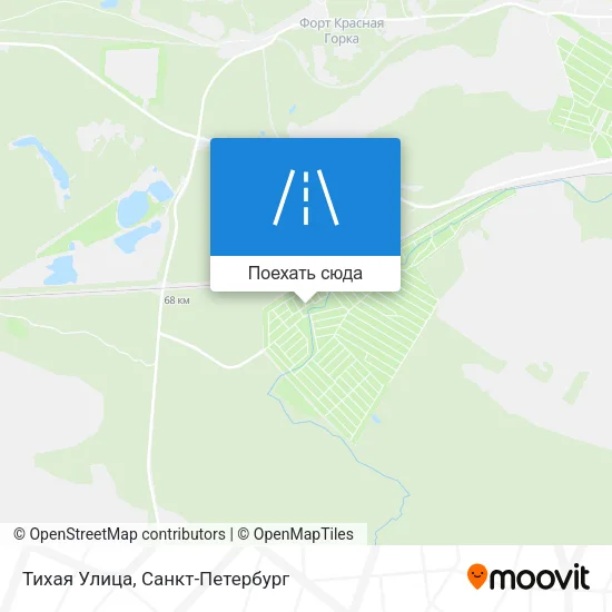 Карта Тихая Улица