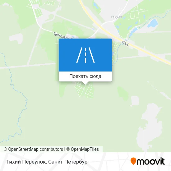 Карта Тихий Переулок