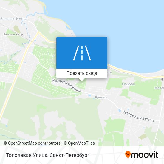 Карта Тополевая Улица
