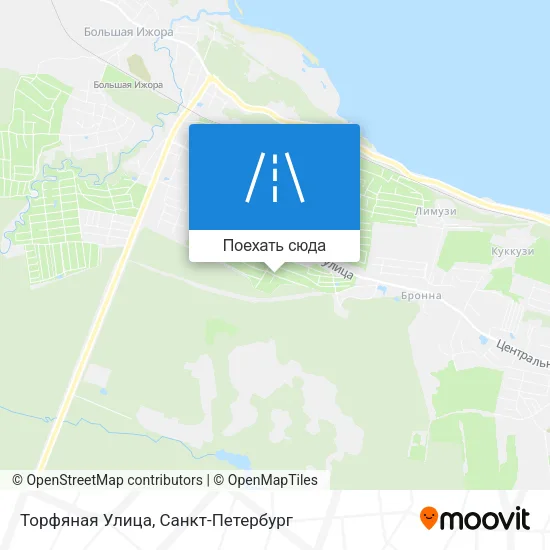 Карта Торфяная Улица