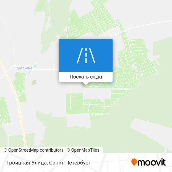 Карта Троицкая Улица