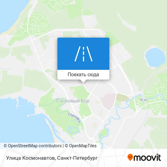 Карта Улица Космонавтов