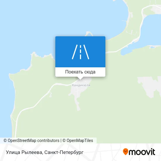 Карта Улица Рылеева