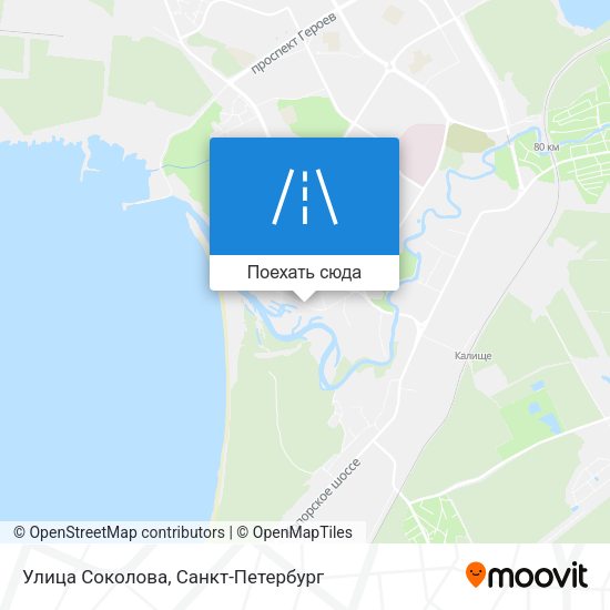 Карта Улица Соколова
